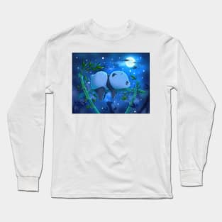 Sleeping panda Long Sleeve T-Shirt